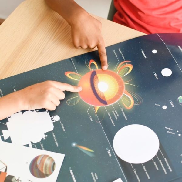 Astronomy Illustrated Poster with 49 Stickers additional image