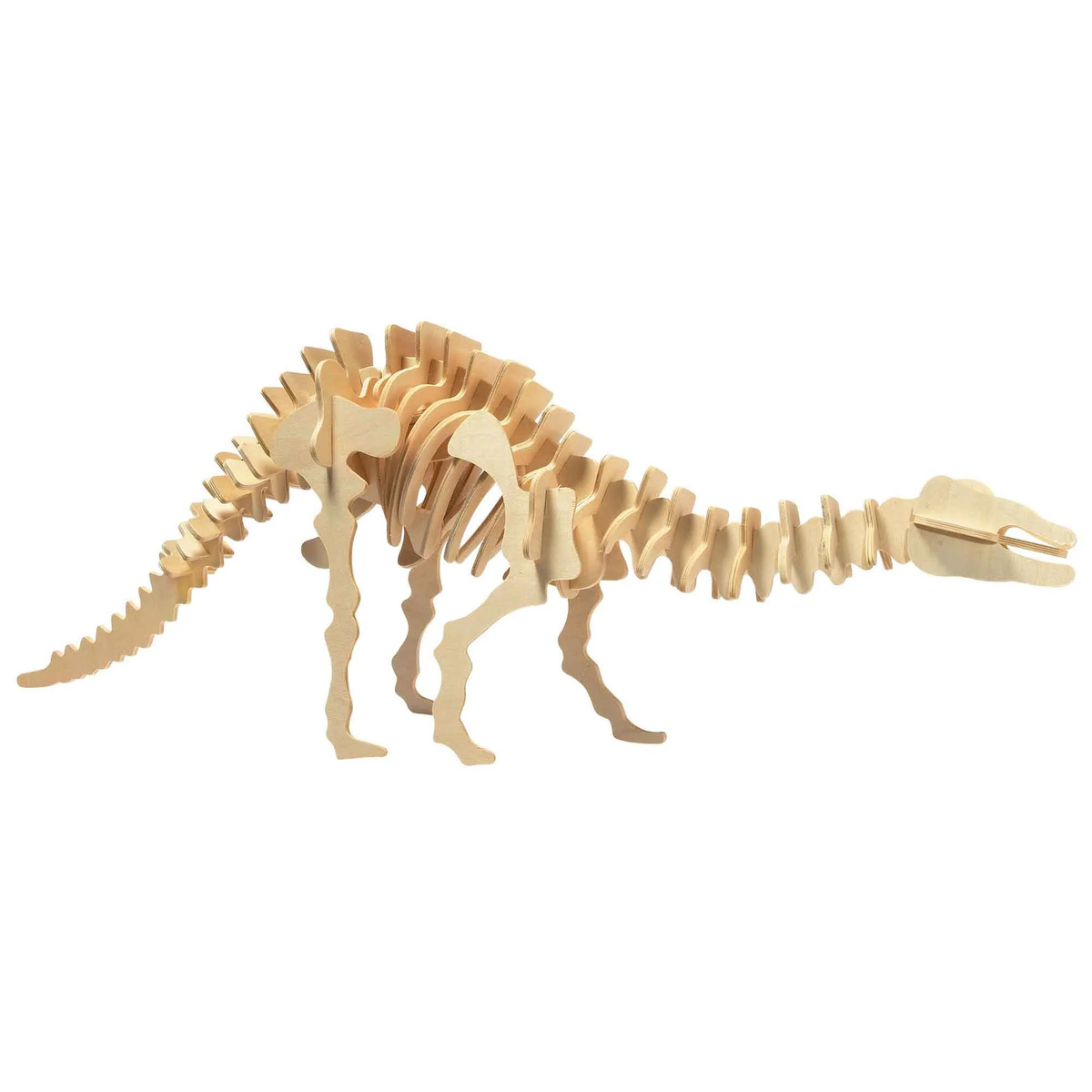 Wooden Dinosaur Small Apatosaurus - A Super Fun Kit to Build