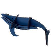 Blue Whale Wooden Model Kit Product main image